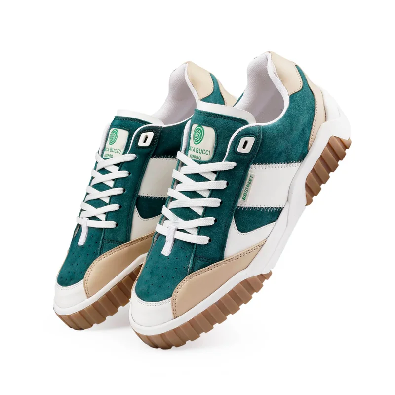 Bacca Bucci Metro Forest Green Urban style METRO Sneakers for Men | Best Price UAE